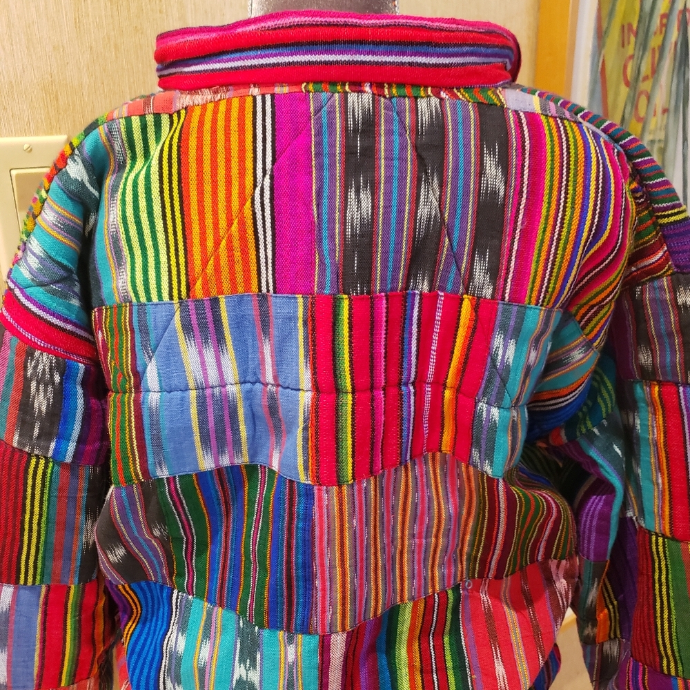 Bright Vintage Patchwork Jacket - image 4